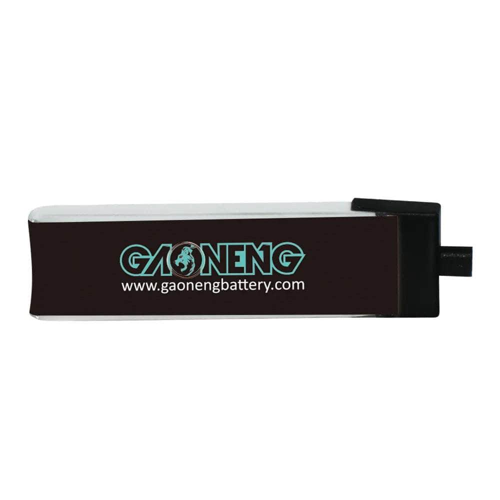 Gaoneng GNB 3.7V 1S 550mAh 90C LiPo Whoop/Micro Battery w/ Plastic Head - A30 at WREKD Co.