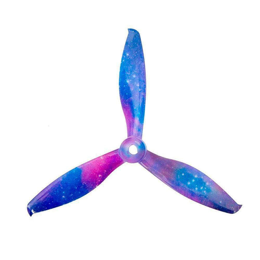 Gemfan WinDancer 5043S POPO Compatible Tri-Blade 5" Prop 4 Pack - Skitzo Galaxy Limited Edition at WREKD Co.