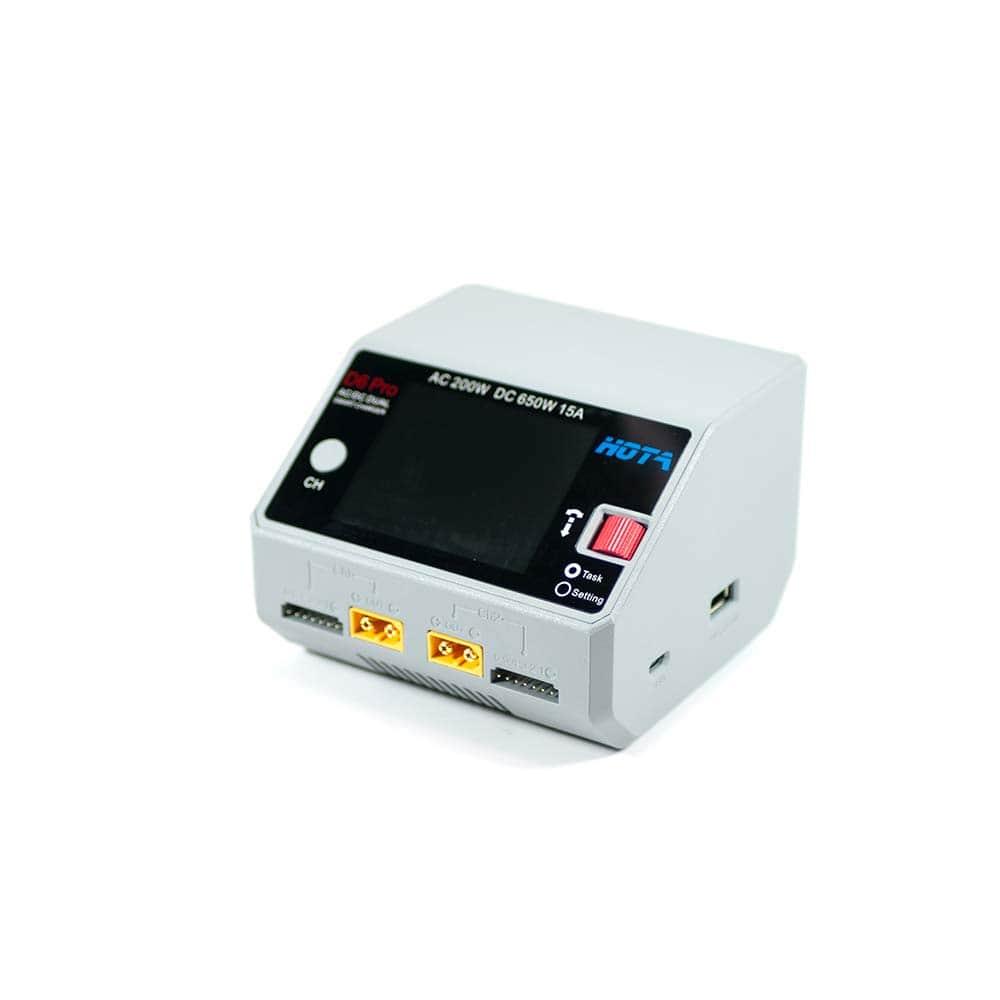 HOTA D6 Pro Lipo Charger AC200W DC650W 15A For LiHv Nicd NiMH Lipo Battery With Balance Phone