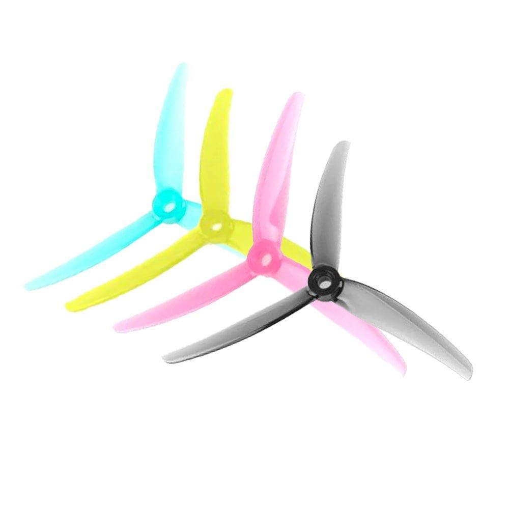 HQ Prop J40 Juicy Prop 5140-3 5.1" Tri-Blade Prop (2CW+2CCW) - Choose Color at WREKD Co.