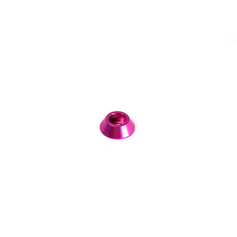 M3 Aluminum Washer, Cone (1pc) - Choose Color at WREKD Co.
