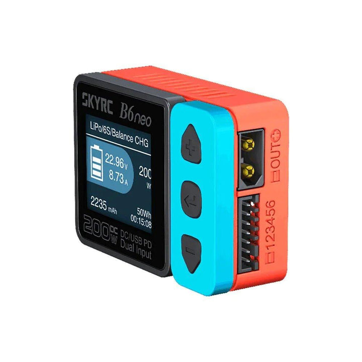 SkyRC B6 Neo 200w 10A 1-6S DC Smart Charger XT60 - Choose Color at WREKD Co.