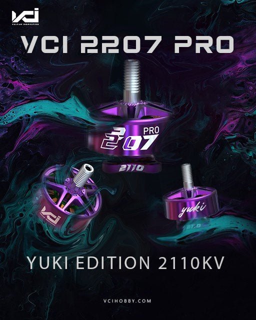 VCI Spark PRO 2207 Yuki Edition 2110Kv High Performance FPV Drone Racing Motor at WREKD Co.