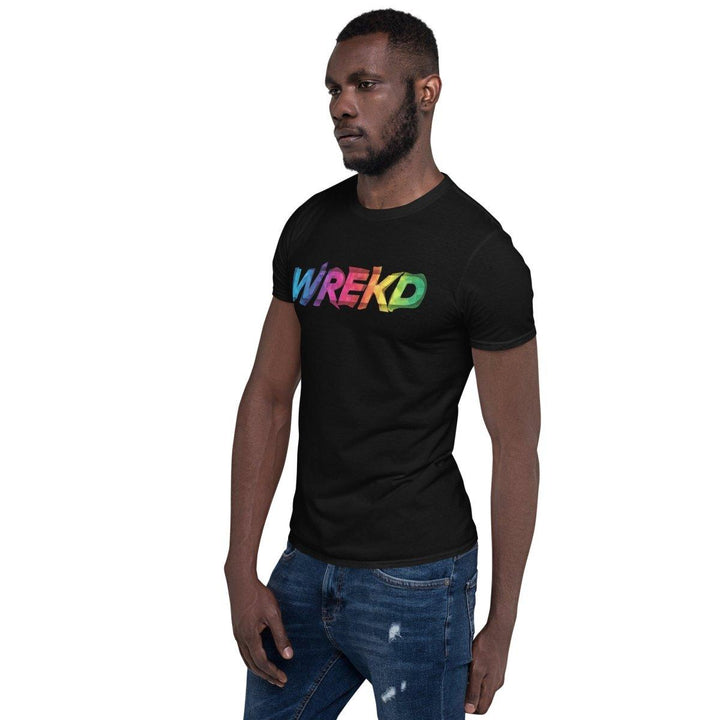 WREKD Colorful Warped Logo Unisex Tee at WREKD Co.