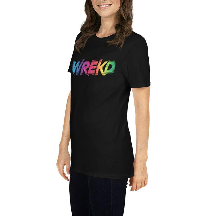 WREKD Colorful Warped Logo Unisex Tee at WREKD Co.