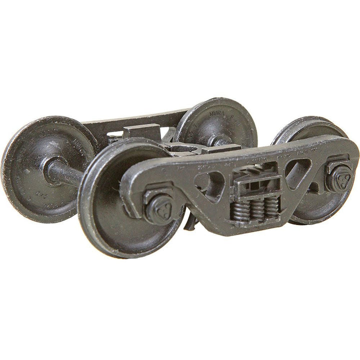 Kadee #759 2 Rail 100-ton Metal Trucks w/36" Smooth Back Metal P48 Wheels (O Sc)