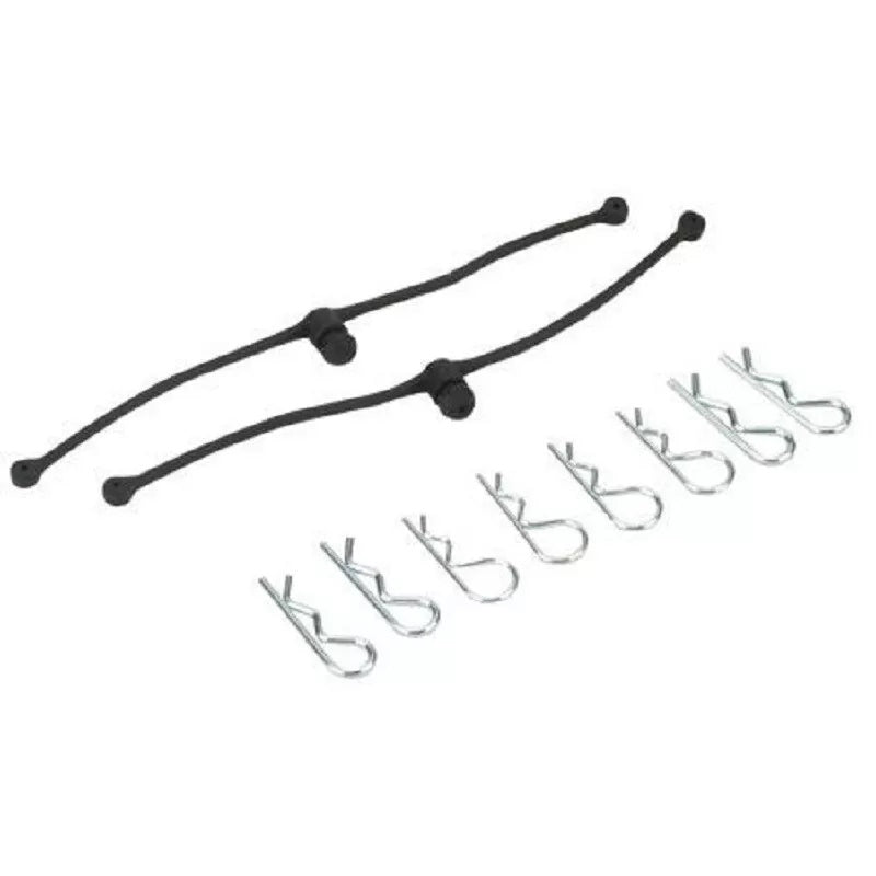 Dubro 2245 Body Klip Retainers Black (2) Car or Truck Body Clip