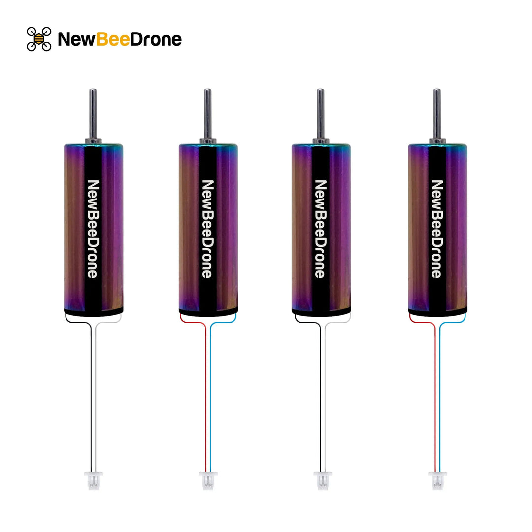 Moteurs NewBeeDrone BDR Unicorn Edition - Moteurs à balais de 6 mm