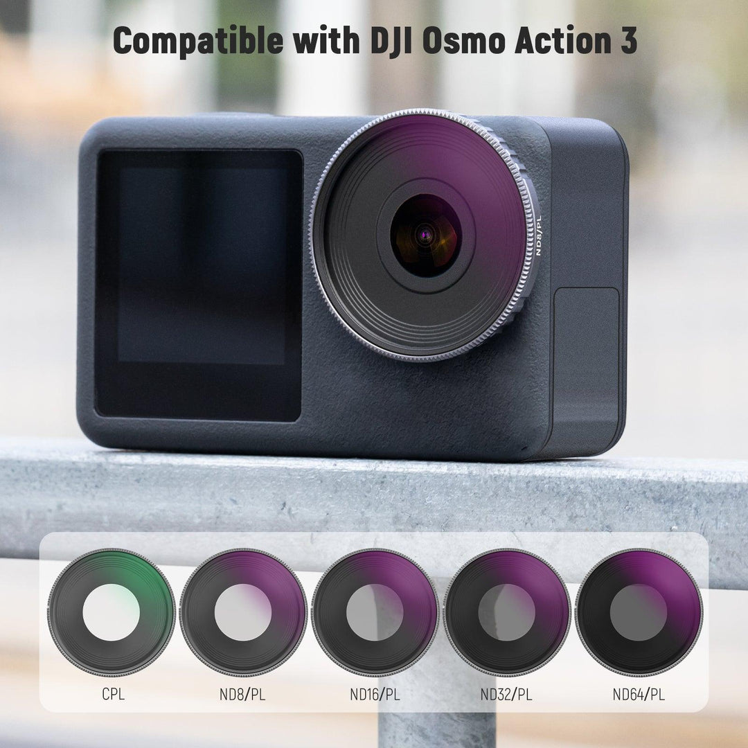 Juego de filtros ND/CPL de NEEWER para DJI Osmo Action 3