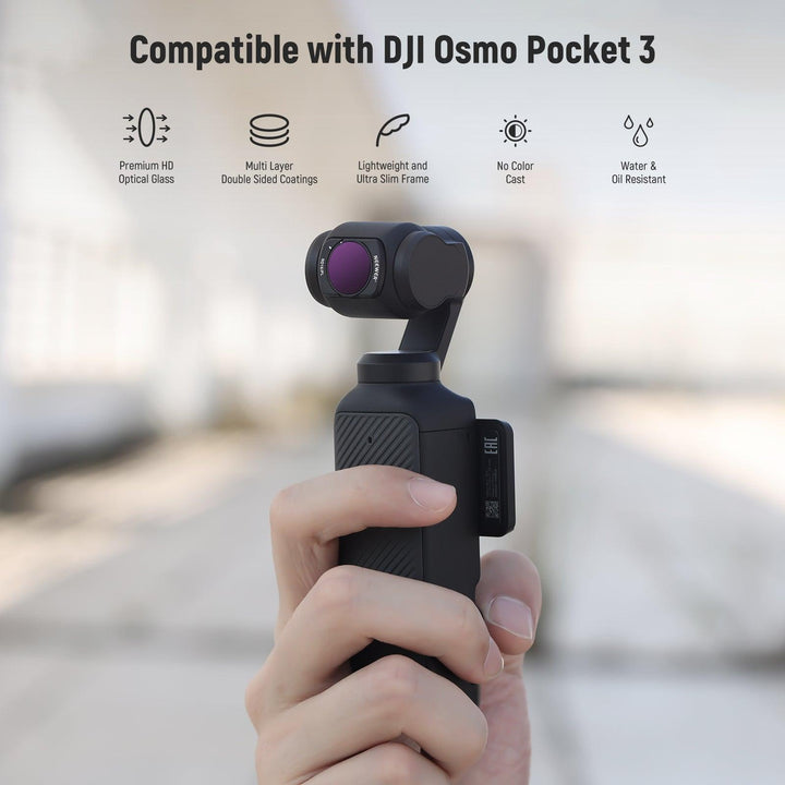 NEEWER Lot de 6 filtres magnétiques ND/PL UV CPL pour DJI OSMO Pocket 3 