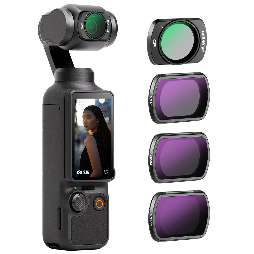 Ensemble de filtres ND magnétiques pour DJI OSMO Pocket 3 (4 pièces)