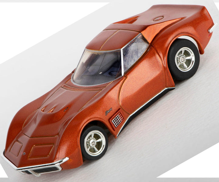 AFX 22047 1971 Corvette 454 Ontario Orange Mega G+ MegaG Plus HO Slot Car