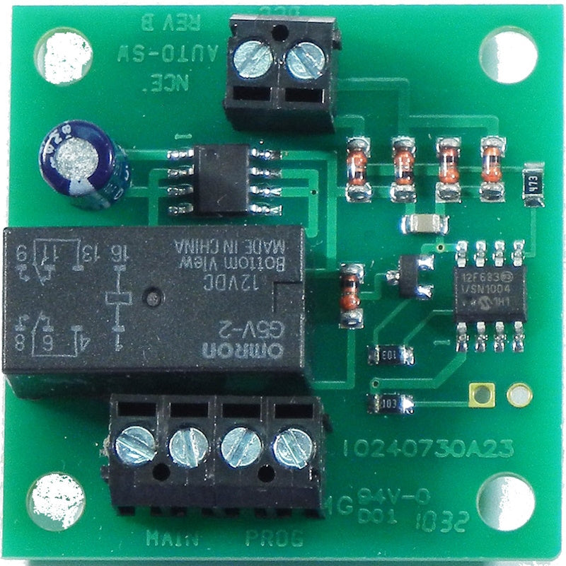 NCE 524-226 Auto SW Adds a program track output to the Power Cab