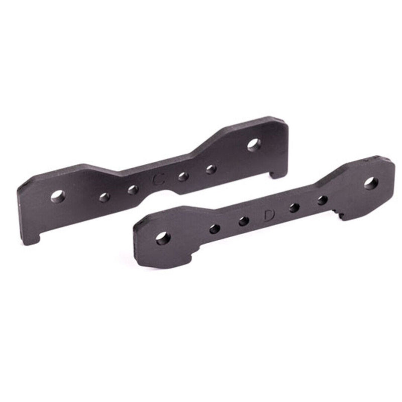 Traxxas 9528A Dark Titanium Tie bars, rear, For 1/8th Sledge
