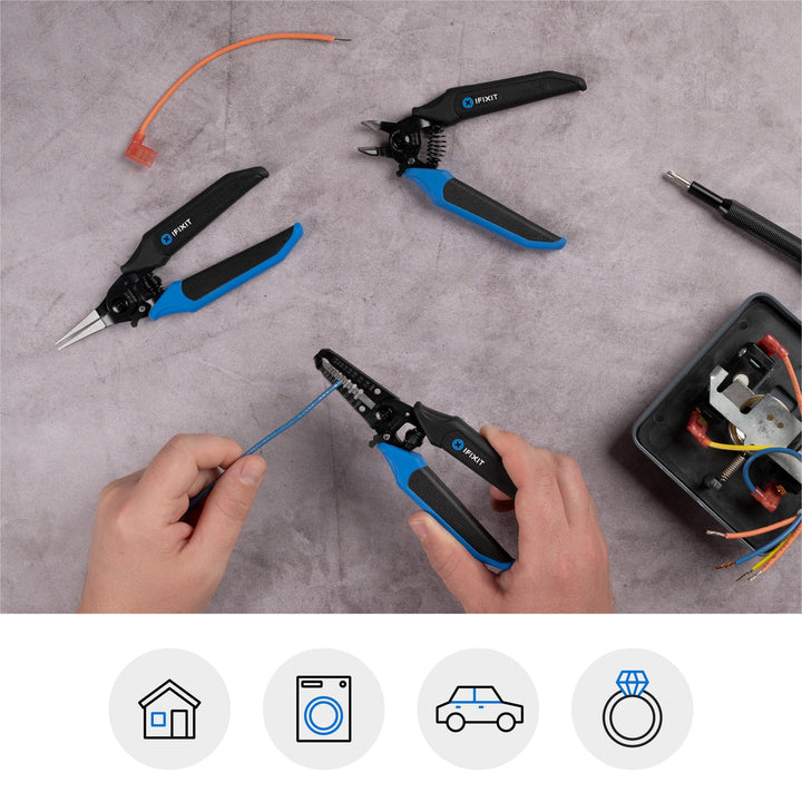 iFixit Mandible 3-Piece Pliers Set