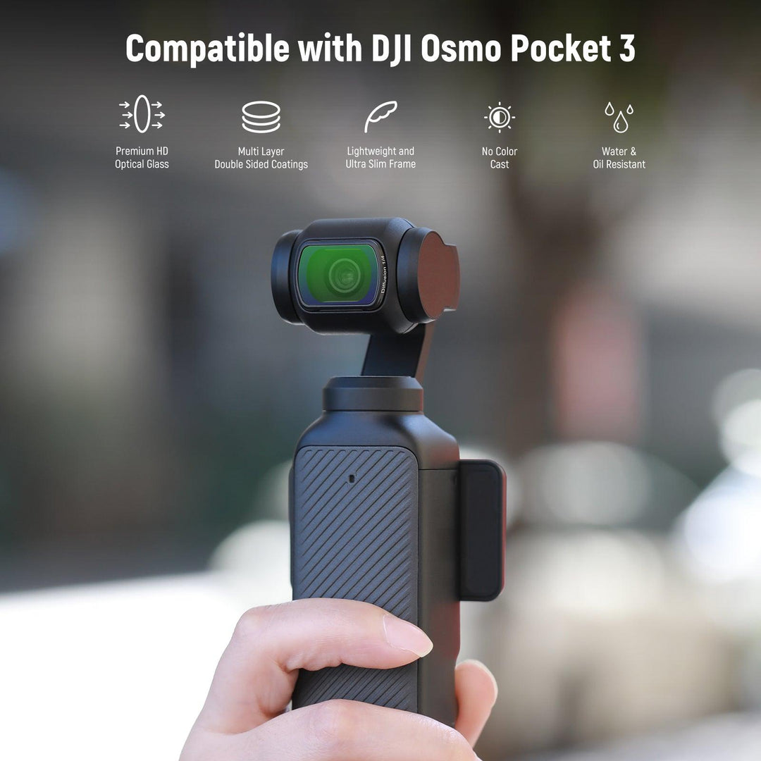 Filtre de diffusion magnétique noir NEEWER FL-47 1/4 pour DJI OSMO Pocket 3 