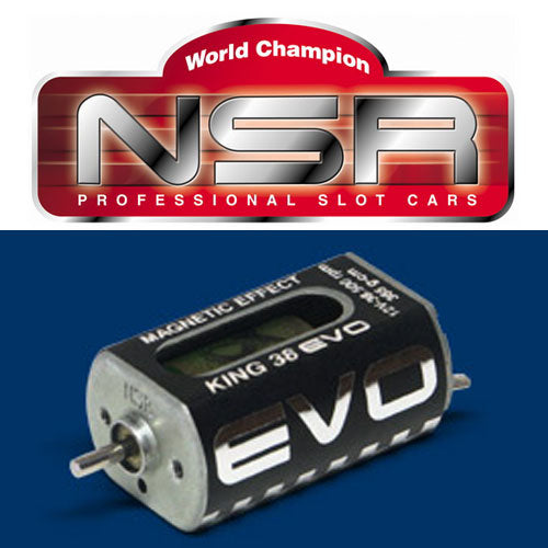 NSR 3028 King Evo Long Can 38,000 RPM Motor 1/32 Slot Car 38K for Slot.it