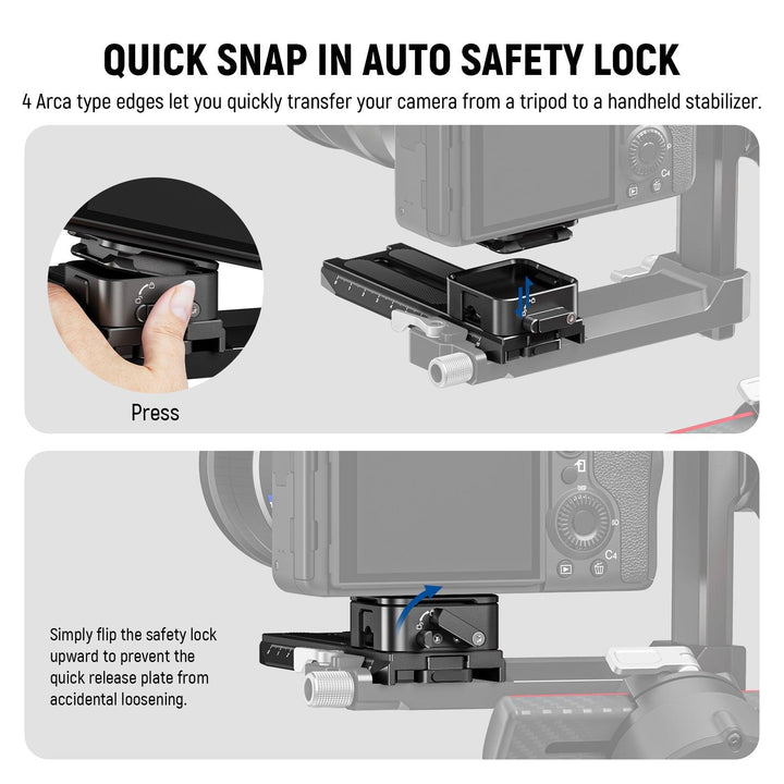 NEEWER CA026 Quick Release System For DJI RS 2 RSC 2 RS 3 RS 3 PRO