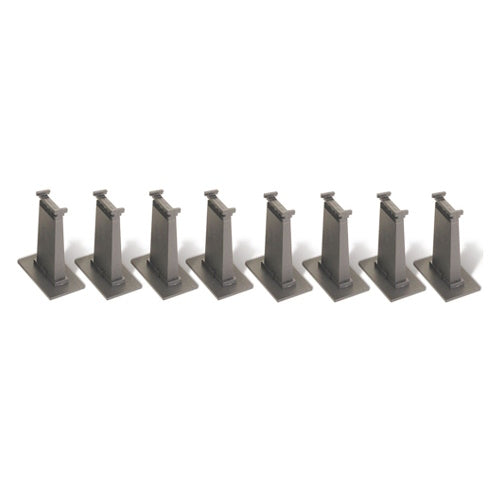 BACHMANN BAC44472 HO E-Z TRACK TALL PIER SET 8 SECTION train bridge supports