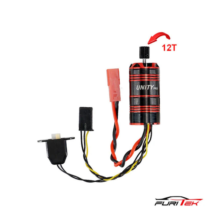 Furitek Unity PRO 3500kv 2-in-1 Micro foc Brushless System for Redcat Ascent-18