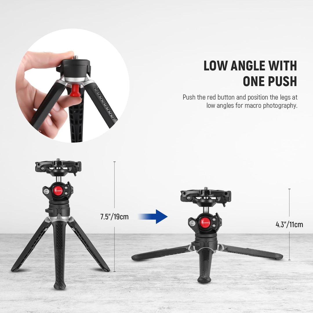 NEEWER TS006 Mini Camera Tripod Compatible with GoPro/iPhone