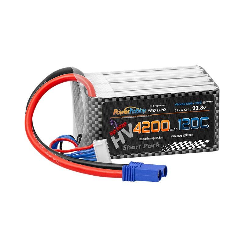 Powerhobby 6S 22.8V 4200mah 120C GRAPHENE + HV Lipo Battery w EC5 Plug