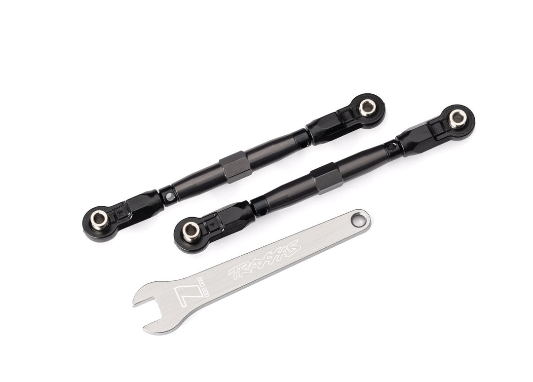 Traxxas 8948-GRAY TUBES 88mm Gray Aluminum Toe Links (2) MAXX / slash