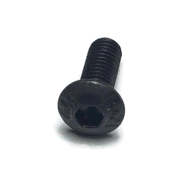 M3 x 8mm, Steel, Button Head Screw (10 pieces) - Black, 8mm