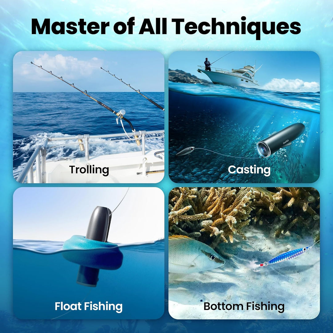 camera lure fishing Chasing CanFish Fishing CamX Lure Action Camera