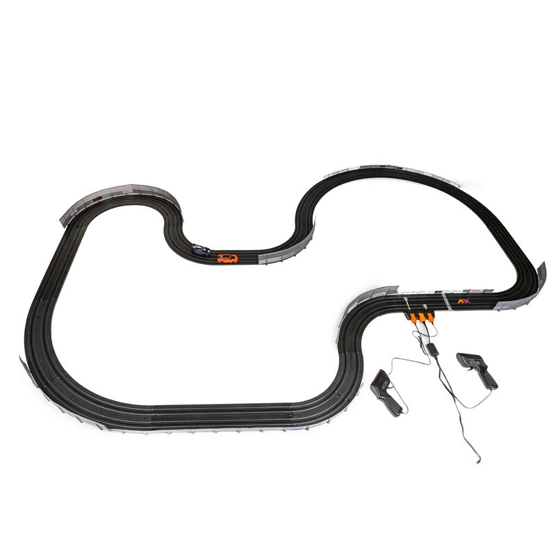 AFX Horsepower Shootout HO Slot Car Track Set Ford Mustang Camaro ZL1 22063