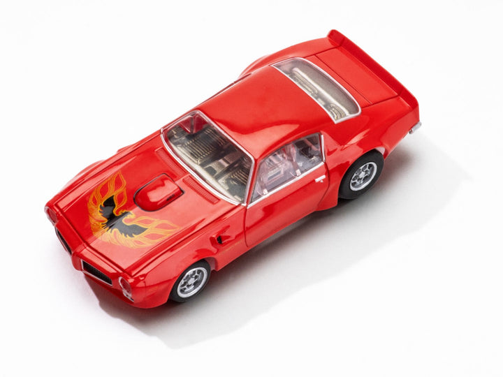 AFX 1973 Pontiac Firebird Trans Am Red HO Slot Car 22097 Mega G+