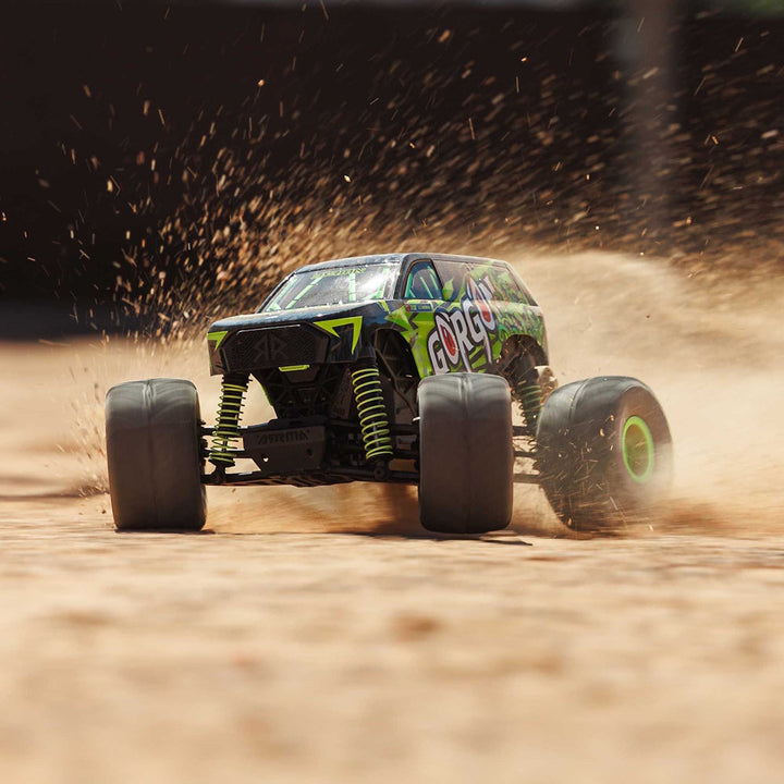 ARRMA 2130T1 [YELLOW] Gorgon Grom 4x4 1/16 Scale RTR Brushed Monster Truck