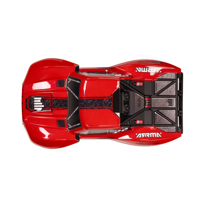 ARRMA ARA3221ST1 - 1/10 FURY 2WD RTR Brushed Short Course Truck - Red
