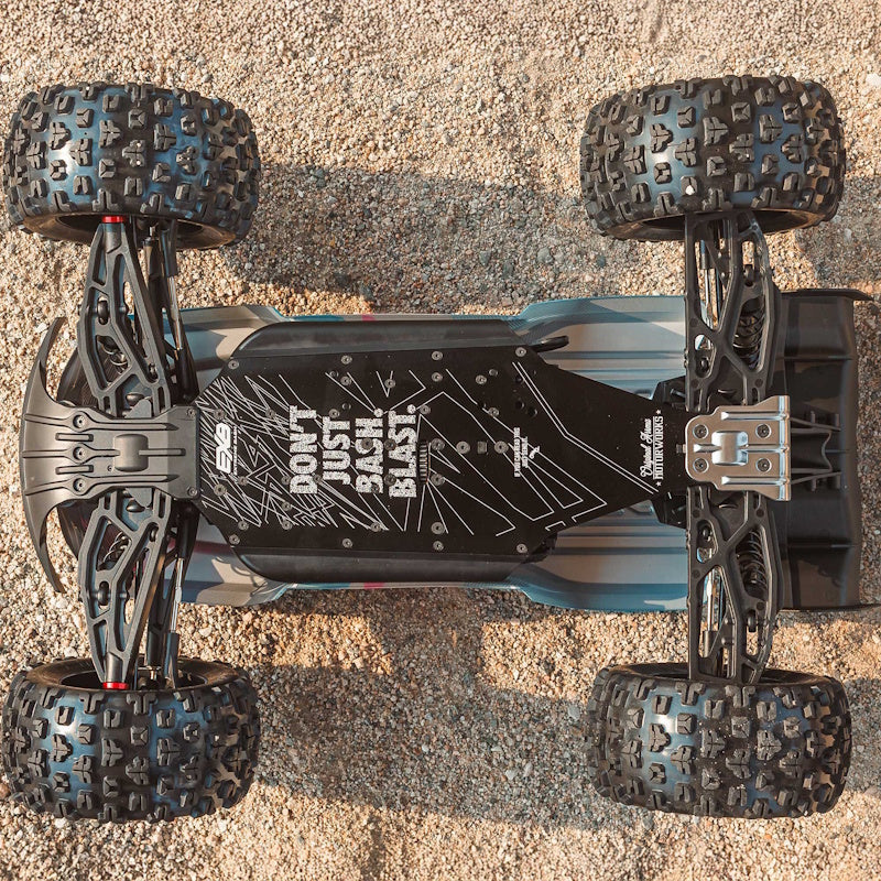 Arrma 8608V6T4 - 1/8 KRATON 4X4 6S BLX BRUSHLESS V6 SPEED TRUCK RTR (Blue/Red)