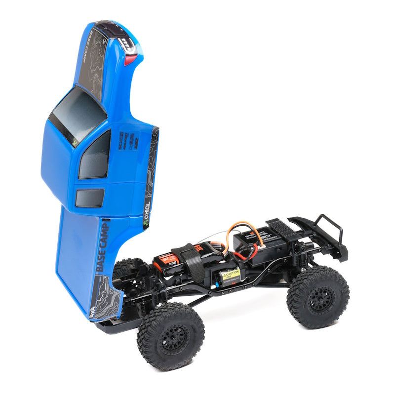 Axial 1/24 SCX24 Base Camp 4X4 RTR Brushed Rock Crawler Blue