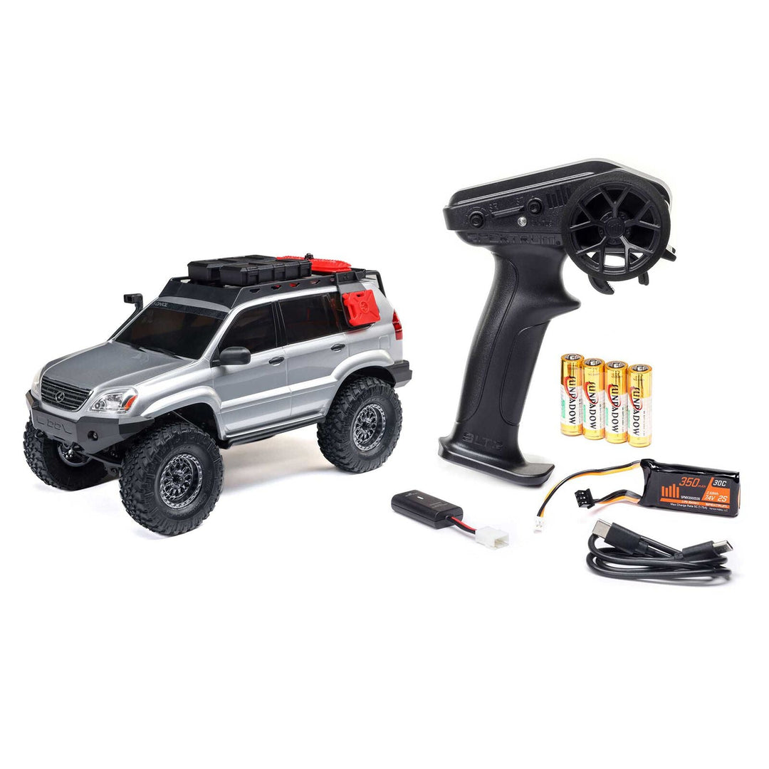 Axial 1/24 SCX24 Lexus GX 470 4X4 RTR Brushed Rock Crawler Silver