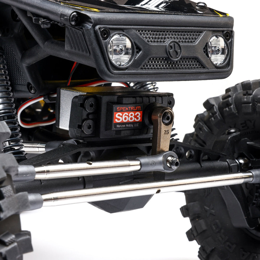 Axial AXI-1543T2 1/10 UTB10 Capra 1.9 4WS 4X4 RTR Brushed Rock Crawler, Yellow