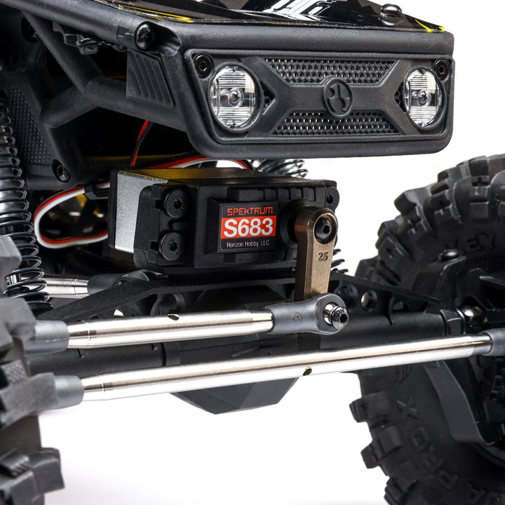 Axial AXI-1543T2 1/10 UTB10 Capra 1.9 4WS 4X4 RTR Brushed Rock Crawler, Yellow