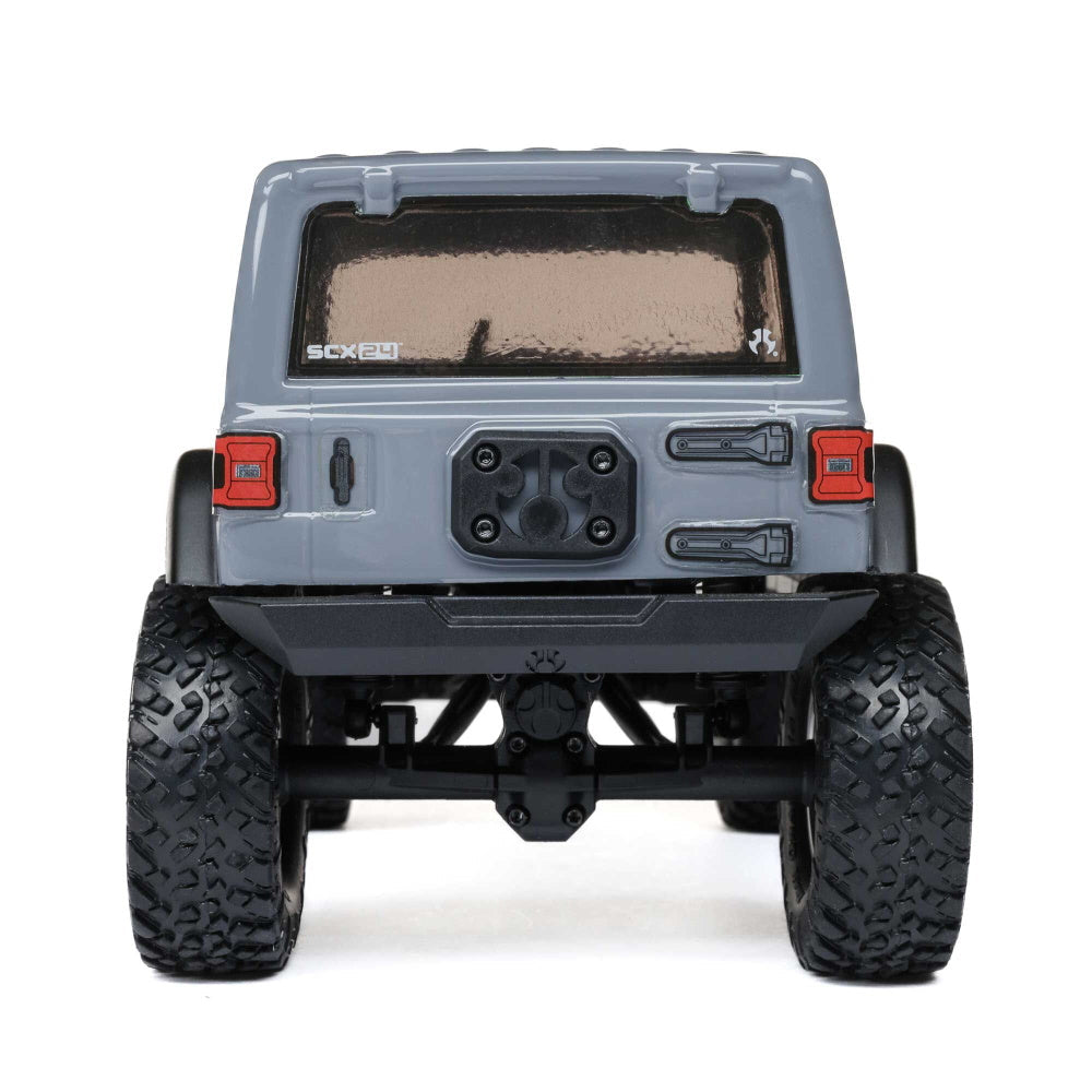 Axial AXI00002V3T3 SCX24 Jeep Wrangler JLU 4WD RTR Scale Mini Rock Crawler Gray