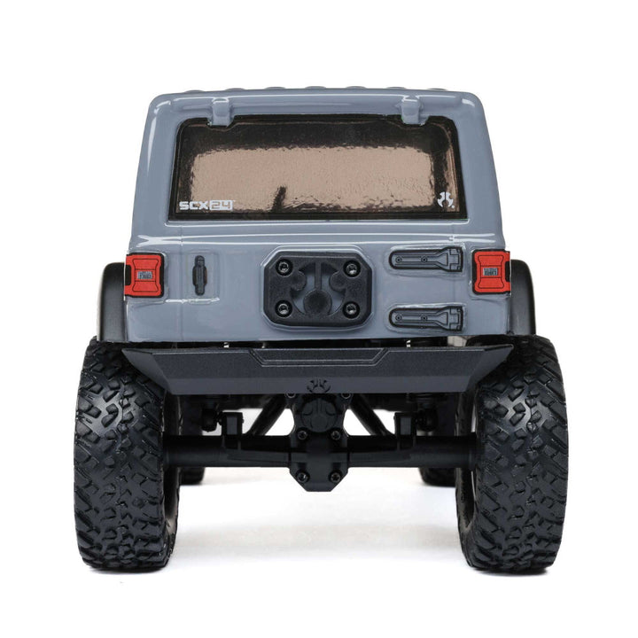 Axial AXI00002V3T3 SCX24 Jeep Wrangler JLU 4WD RTR Scale Mini Rock Crawler Gray
