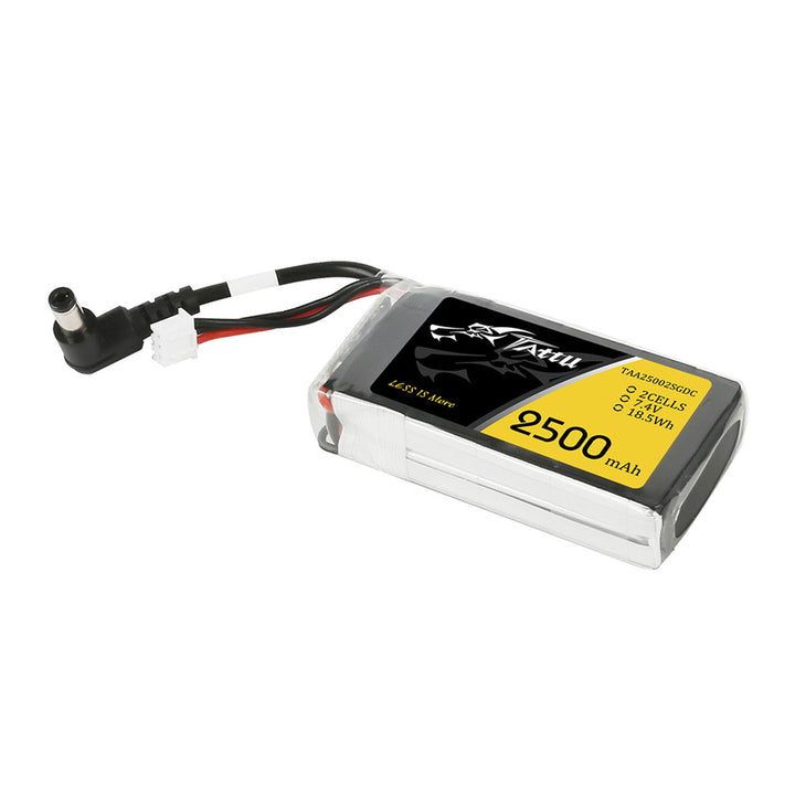 Tattu 2500mAh 2S FPV Goggles LiPo Battery Pack with DC5.5mm Plug