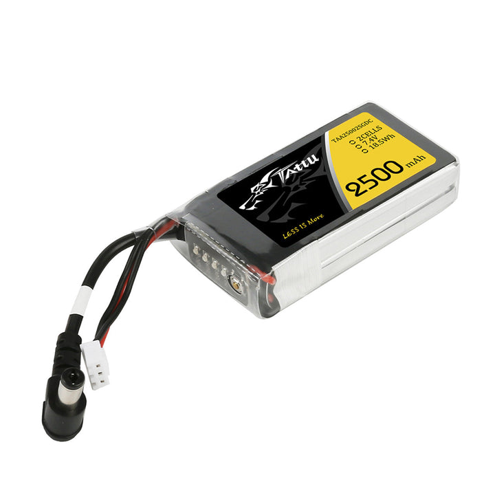 Tattu 2500mAh 2S FPV Goggles LiPo Battery Pack with DC5.5mm Plug