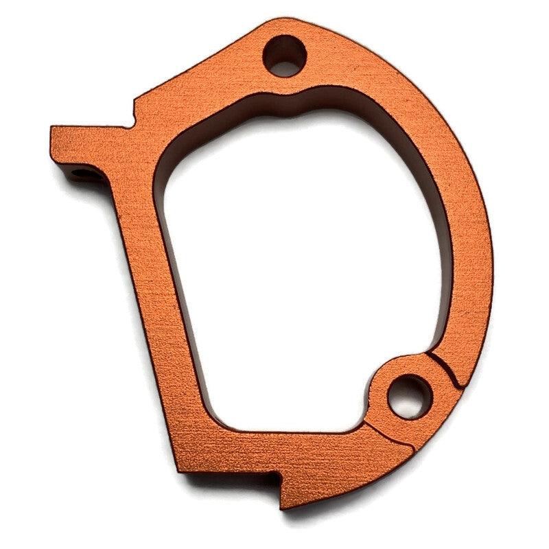 Soporte de leva izquierdo de aluminio Beaver naranja (1 pieza)