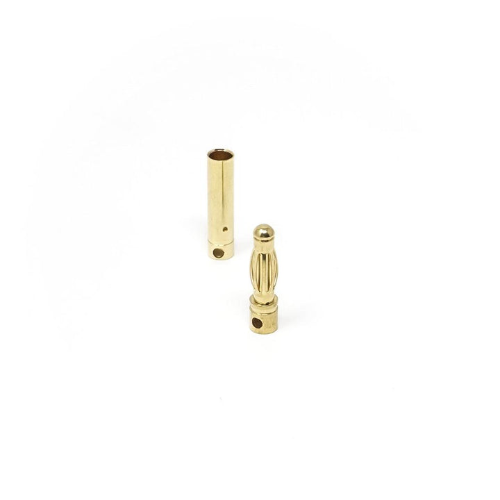 Gold Bullet Banana Connector 3 Pack - Choose Your Size