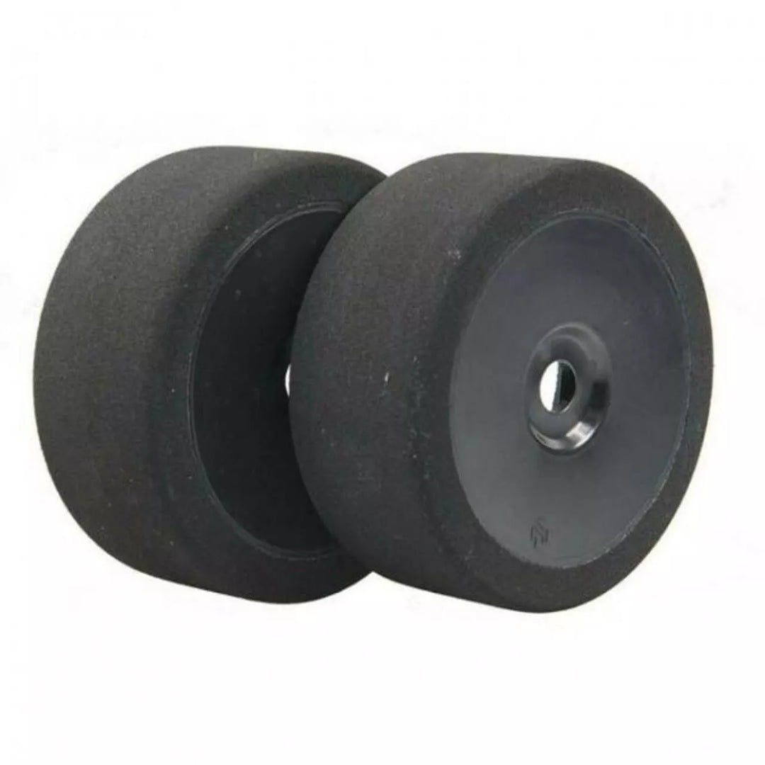 BSR Racing 1/8 Mounted GT Foam Tires 25 Shore (2) w/17mm Hex Black