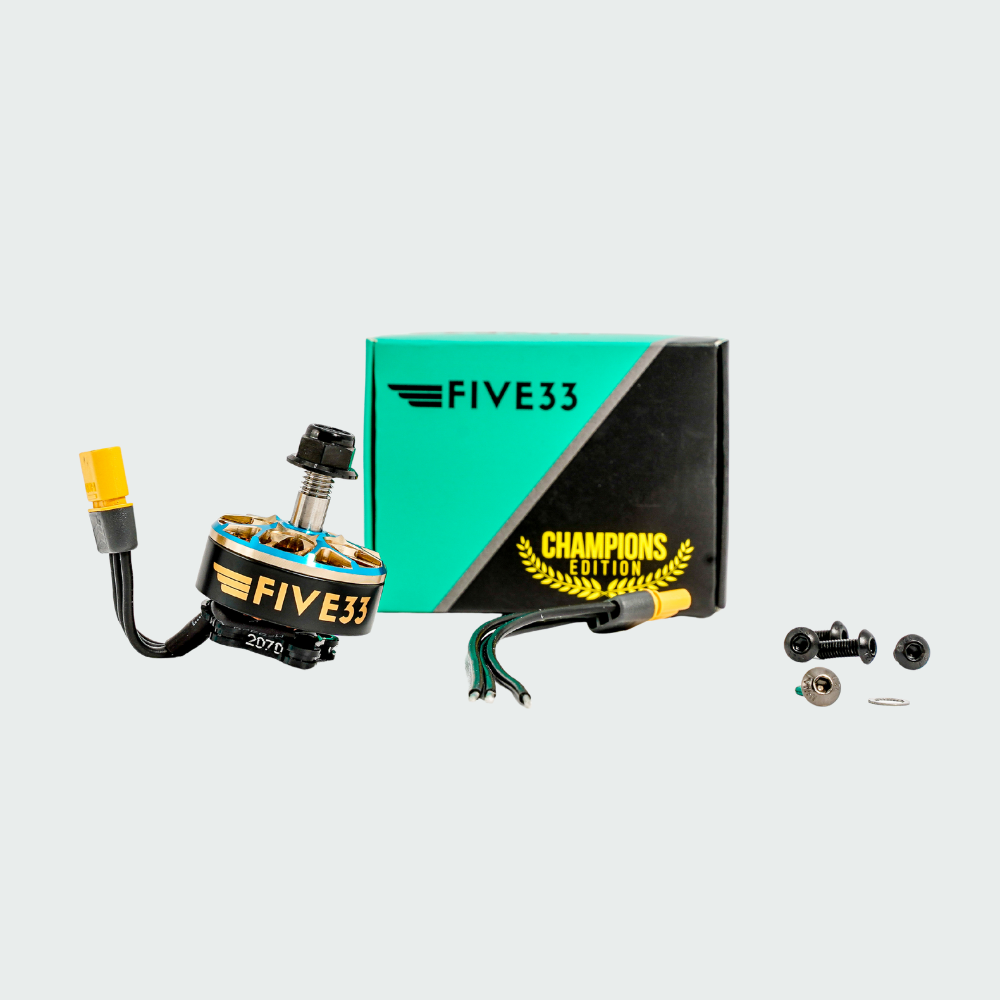 Five33 2207 "Champions Edition" 2070KV Brushless FPV Drone Motor w/ MR30
