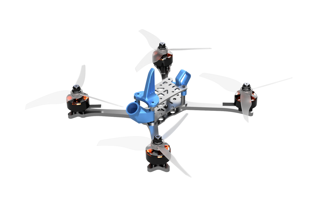 Cuadro de carreras Typhon V7 T700 de 5" de DinDrones: elija la configuración