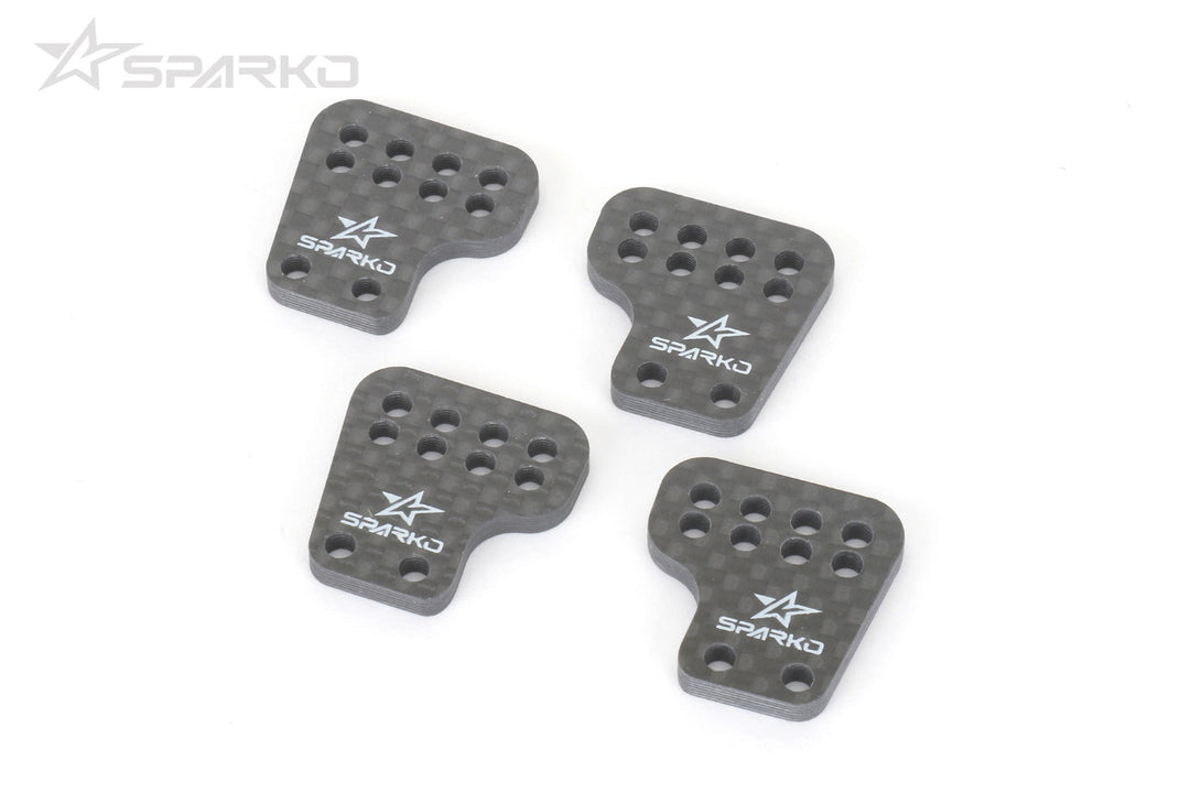 Sparko F8 Carbon Rear Hub Link 3.0mm (4pcs)