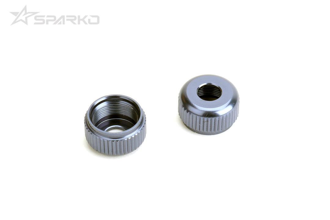 Sparko F8 7075 Aluminum Shock Body Seal Retainer Blue / Grey