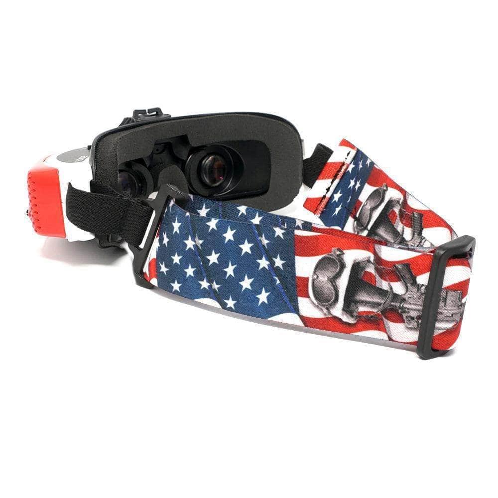custom fpv goggle straps FatStraps 2" FPV Goggle Strap for Fatshark, Walksnail or DJI